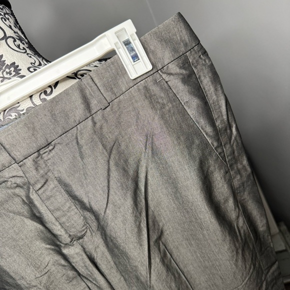 Banana Republic Silk Blend Logan Crop Mid Rise Trouser Pant Size 14 NWT - Picture 4 of 13